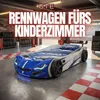 Autobett GTE Kinderbett im Rennwagen-Design mit Lattenrost Produktbild-Vorschau 5