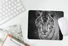 MuchoWow® Mauspad Mousepad Tiere - Tiger - Schwarz und weiß Produktbild-Vorschau 5
