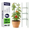 KADAX Supporto per pomodori 132 x 30 cm, 6 pezzi, torre per Anteprima dell’immagine prodotto 1