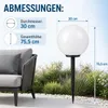 MasterLED Solar Gartenleuchte Kugel 3er Set - 30cm - Produktbild-Vorschau 4