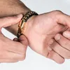 SERASAR | Kožený Náramok pre Mužov [Steel] z Stainless Náhľad obrázku produktu 4