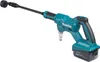 A teal and black Makita cordless pressure washer with a battery pack attached, shown against a white background. Produktbild-Vorschau
