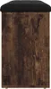 vidaXL Lavice na boty kouřový dub 102x32x50 cm materiál na Náhled obrázku produktu 6