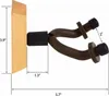 Gitarren-Wandhaken Aus Massivholz 2 Stück, Verstellbarer Produktbild-Vorschau 3