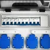 Distributore di corrente da cantiere 2x16A 32A CEE 4x230V Anteprima dell’immagine prodotto 2
