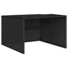 vidaXL Garage per robot tosaerba Nero 86x90x52/57 cm in Anteprima dell’immagine prodotto 1