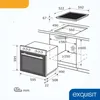 Exquisit Herd-Set, 58 Liter, Backofen mit 9 Funktionen, Produktbild-Vorschau 5