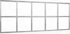 Gitter 10 x 10 cm Maschenweite - Maße: 20 x 50 cm Produktbild-Vorschau 3