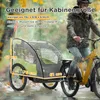 HOMCOM Regenschutz für Fahrradanhänger, Regenüberzug, Produktbild-Vorschau 3