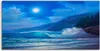 Coloray Glasbild 140x70  Wandbild Glasbilder Nachtsturm auf Produktbild-Vorschau 1