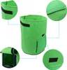 Wolketon 10er Pflanzsack Schwarz/Gruen mit Fenster Produktbild-Vorschau 4