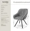 tectake® Drehbarer Armlehnstuhl Snug gepolstert, in Produktbild-Vorschau 5