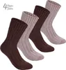 BRUBAKER 4 Paar Alpaka Socken mit Alpakawolle - Produktbild-Vorschau 2