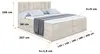 ALTDECOR Boxspringbett mit H3 Matratze und Topper - 180 x Produktbild-Vorschau 7