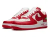 Louis Vuitton Air Force 1 Low Virgil Abloh – Bílá, červená, Náhled obrázku produktu 1