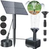 Solar Springbrunnen mit Filter und 6 Düsen, geeignet für Produktbild-Vorschau 1