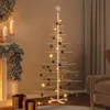 vidaXL Arbre de Noël en bois à décorer 180 cm Pin massif Voir les images du produit 2