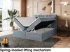 MEBLINI Boxspringbett mit Bettkasten - Gepolstert Produktbild-Vorschau 4