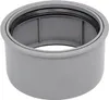 airfit Superkurz-Reduzierstück DN125x110aus PP, grau Produktbild-Vorschau 5