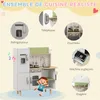AIYAPLAY Cuisine enfant en bois 3-8 ans jeu d'imitation Voir les images du produit 3