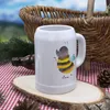 Mr. & Mrs. Panda Krug Hummel flauschig - Weiß - Geschenk, Produktbild-Vorschau 3