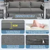 Gartenlounge-Set 10-Sitzer Gartenmöbel-Set mit Produktbild-Vorschau 5