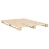 The Living Store Massivholzbett mit Kopfteil 140x200 cm Produktbild-Vorschau 7