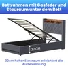 MODFU Boxspringbett 90×200 mit bettkasten,Polsterbett mit Produktbild-Vorschau 6