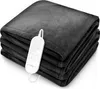 sinnlein® Heizdecke aus Plüsch 200 x 180 cm Anthrazit SÜD  Produktbild-Vorschau 1