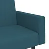 The Living Store Schlafsofa 2-Sitzer Blau Samt Produktbild-Vorschau 10