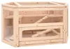 vidaXL Klietka pre škrečka 80x40x43 cm z masívneho Náhľad obrázku produktu 8