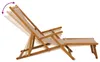 vidaXL Transat pliable, 3 positions, en bois d'eucalyptus Voir les images du produit 6