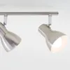 Deckenleuchte Spotleuchte Retro schwenkbar E14 25 W silber Produktbild-Vorschau 6