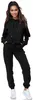 Tazzio Tuta da jogging da donna F200 Nero XL Anteprima dell’immagine prodotto 5