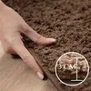 Teppich Wohnzimmer Hochflor Einfarbiges Design Langflor Produktbild-Vorschau 5