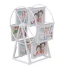 A white Ferris wheel photo frame is displayed against a white background. Voir les images du produit