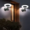 2x LED Solar Wandleuchte anthrazit, Bewegungsmelder, H 21 Produktbild-Vorschau 2