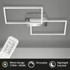 Stropné svietidlo BRILONER FRAME LED, diaľkové ovládanie, Náhľad obrázku produktu 4