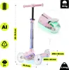 tříkolová dětská koloběžka HyperMotion BECKY - RGB LED Náhled obrázku produktu 13