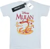 Disney - "Dragon Fire" T-Shirt für Damen BI18033 (M) (Weiß) Produktbild-Vorschau 1