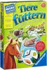 The image shows the front of a board game box for "Tiere füttern" by Ravensburger. Produktbild-Vorschau