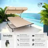 TecTake 404865, Beige, Schwarz Produktbild-Vorschau 2