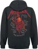 Metallica Uni Pullover Hoodie: Skull Screaming Red Produktbild-Vorschau 4