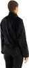 A woman from behind wearing a black jacket. Produktbild-Vorschau