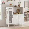 Buffet HOMCOM avec tiroir, 2 portes, compartiment ouvert et Voir les images du produit 2