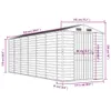 VidaXL Casetta da giardino 191x555x198 cm in acciaio Anteprima dell’immagine prodotto 6