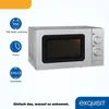 Exquisit Mikrowelle WP 700 J17-3 si | Unterbau | 700 Watt | Produktbild-Vorschau 3