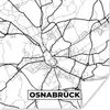 MuchoWow® Poster Karte - Osnabrück - Karte - Stadtplan Produktbild-Vorschau 1
