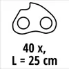 Einhell Kettensägen-Zubehör Ersatzkette 25cm 1,1 40T 3/8 Produktbild-Vorschau 4