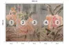 Muralo Selbstklebende Fototapete FLAMINGOS Vögel Blumen Produktbild-Vorschau 2